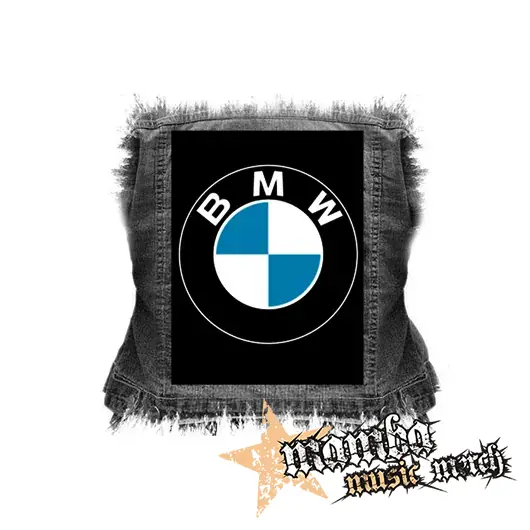 BMW - chrbtová nášivka (36 x 27 cm)