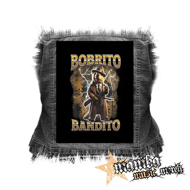 BOBRITO BANDITO - Motive 2 - chrbtová nášivka (36 x 27 cm)