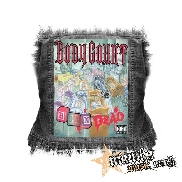 BODY COUNT - Born Dead - chrbtová nášivka (36 x 27 cm)