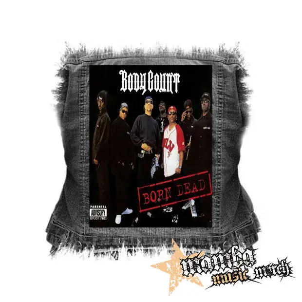 BODY COUNT - Born Dead Poster - chrbtová nášivka (36 x 27 cm)