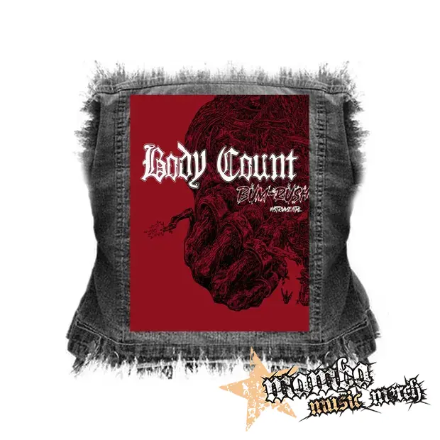 BODY COUNT - Bum-Rush - chrbtová nášivka (36 x 27 cm)