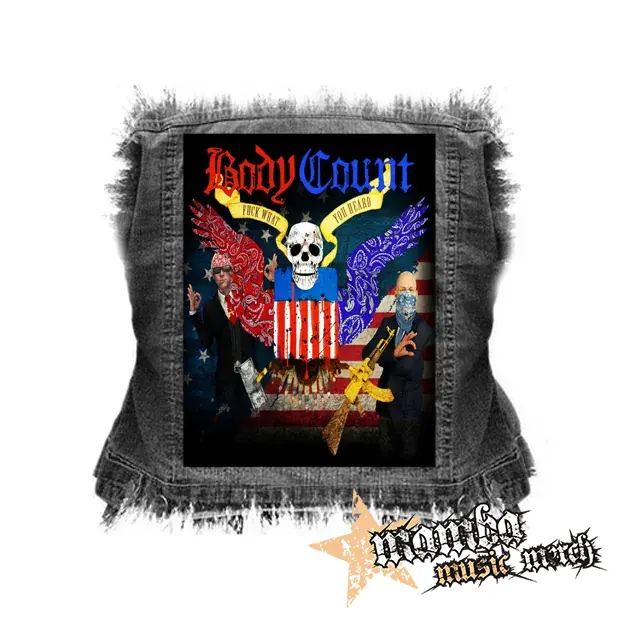 BODY COUNT - Fuck What You Heard - chrbtová nášivka (36 x 27 cm)