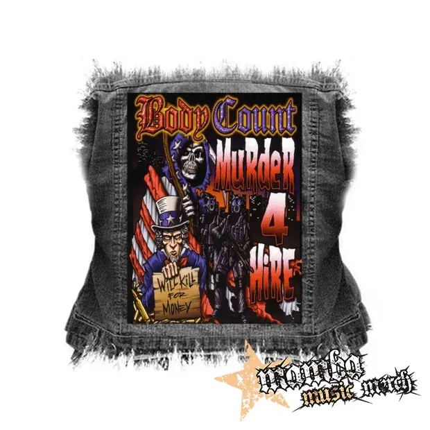 BODY COUNT - Murder 4 Hire - chrbtová nášivka (36 x 27 cm)