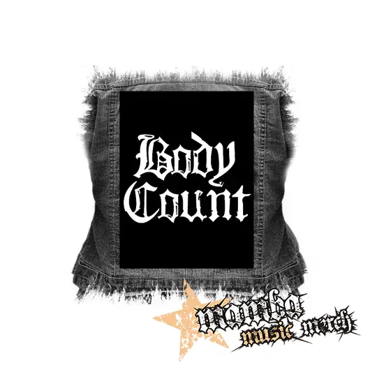 BODYCOUNT - Logo - chrbtová nášivka (36 x 27 cm)