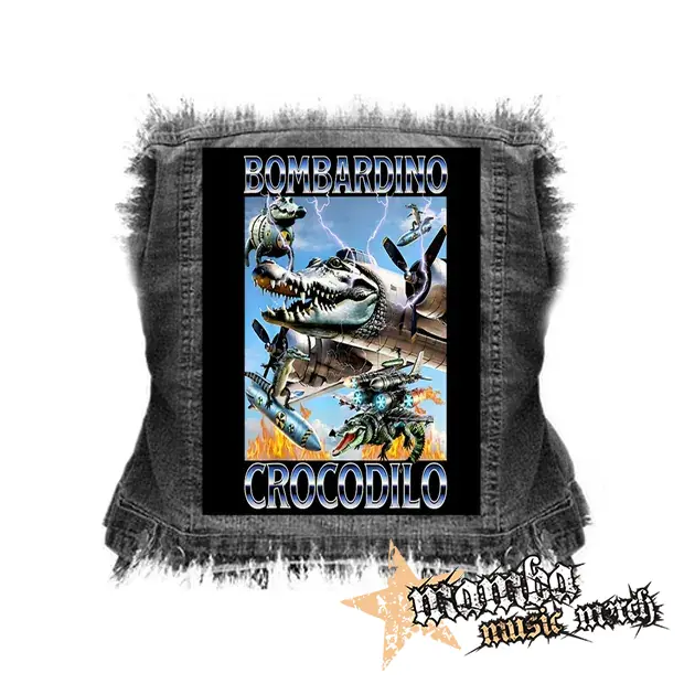 BOMBARDINO CROCODILO Motive 2 - chrbtová nášivka (36 x 27 cm)