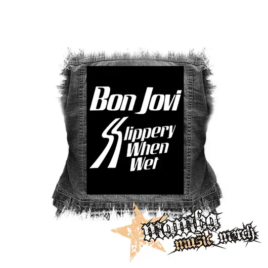 BON JOVI - Slippery When Wet (2) - chrbtová nášivka (36 x 27 cm)