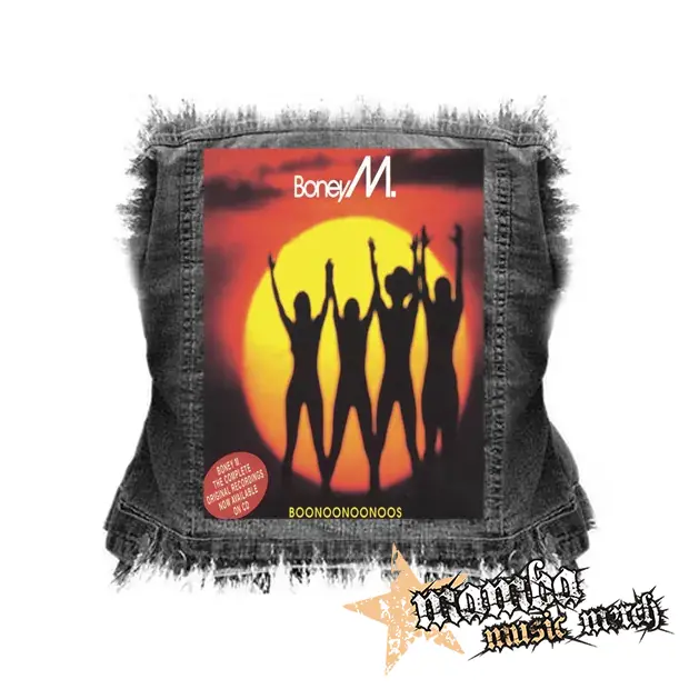 BONEY M. - Boonoonoonoos - chrbtová nášivka (36 x 27 cm)