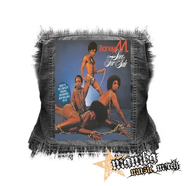 BONEY M. - Love For Sale - chrbtová nášivka (36 x 27 cm)