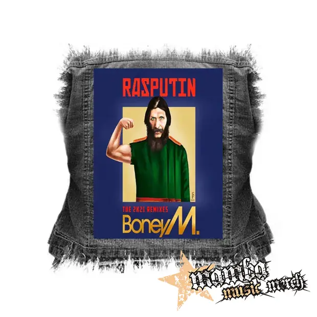 BONEY M. - Rasputin - chrbtová nášivka (36 x 27 cm)