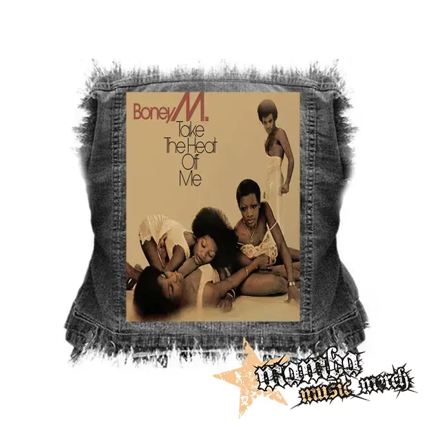 BONEY M. - Take The Heat Off Me - chrbtová nášivka (36 x 27 cm)