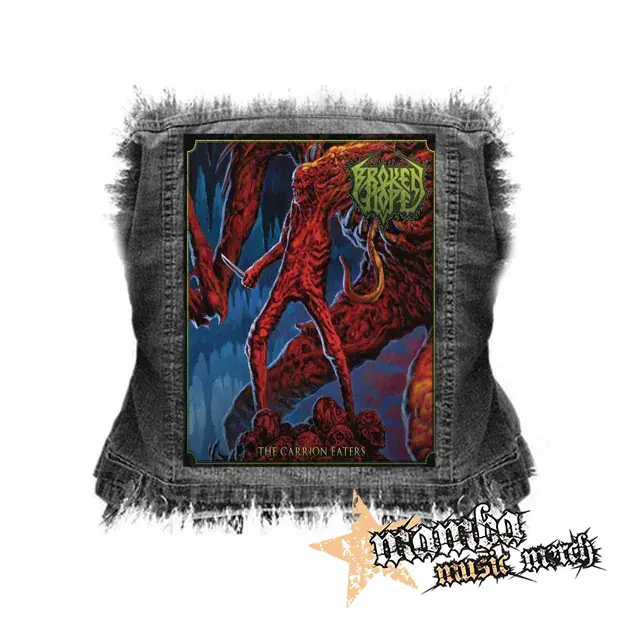 BROKEN HOPE - The Carrion Eaters - chrbtová nášivka (36 x 27 cm)