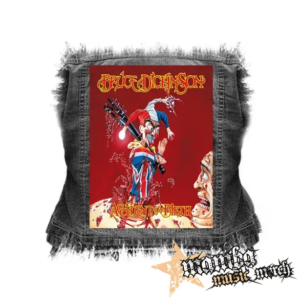 BRUCE DICKINSON - Accident of Birth (Expanded Edition) - chrbtová nášivka (36 x 27 cm)