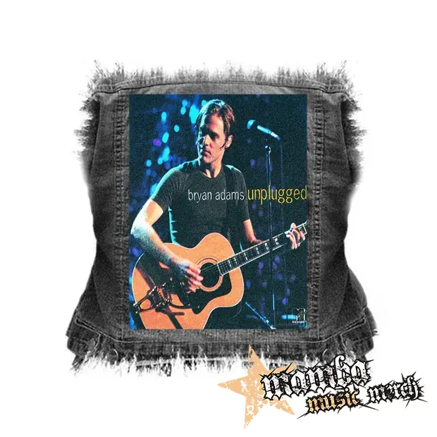 BRYAN ADAMS - MTV Unplugged - chrbtová nášivka (36 x 27 cm)