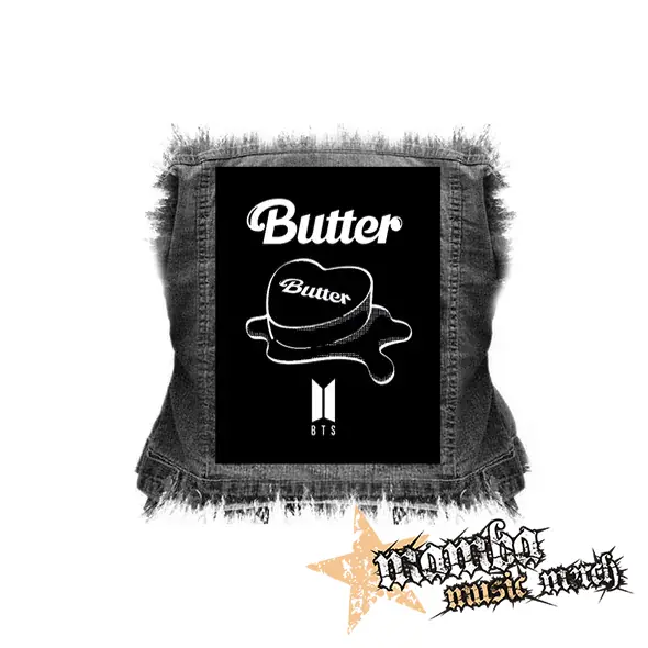 BTS - BANGTAN BOYS - Butter - chrbtová nášivka (36 x 27 cm)
