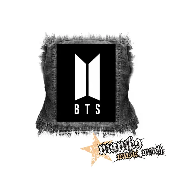 BTS - BANGTAN BOYS - Logo 2 - chrbtová nášivka (36 x 27 cm)