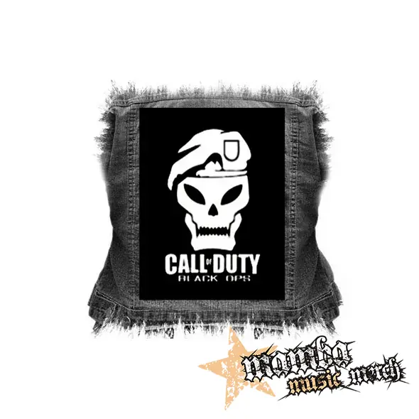 CALL OF DUTY - Skull - chrbtová nášivka (36 x 27 cm)
