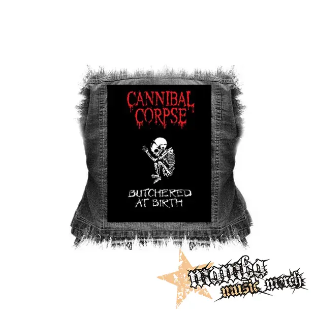 CANNIBAL CORPSE - Butchered At Birth (2) - chrbtová nášivka (36 x 27 cm)