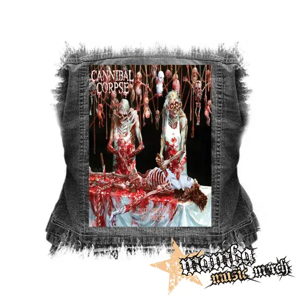 CANNIBAL CORPSE - Butchered at Birth - chrbtová nášivka (36 x 27 cm)