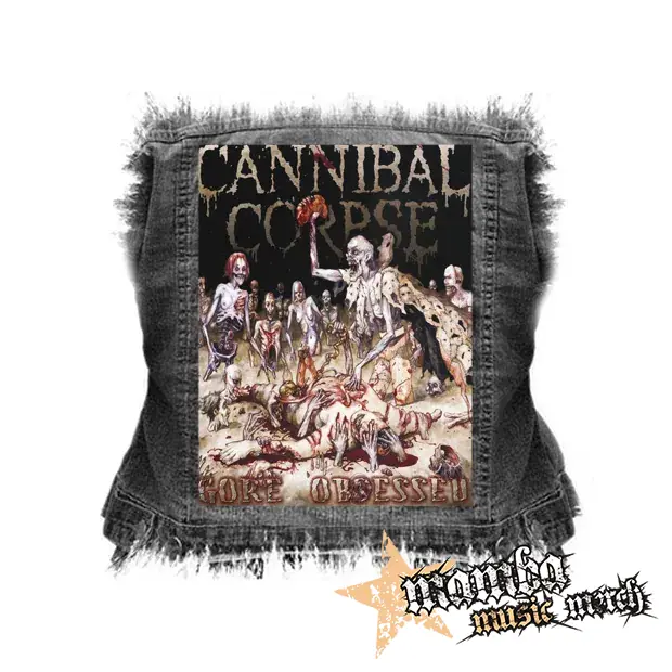 CANNIBAL CORPSE - Gore Obsessed - chrbtová nášivka (36 x 27 cm)
