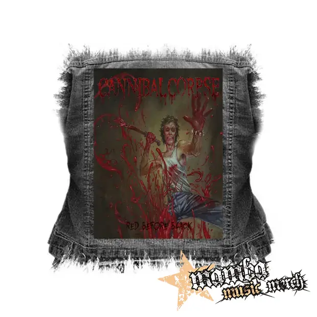 CANNIBAL CORPSE - Red Before Black - chrbtová nášivka (36 x 27 cm)