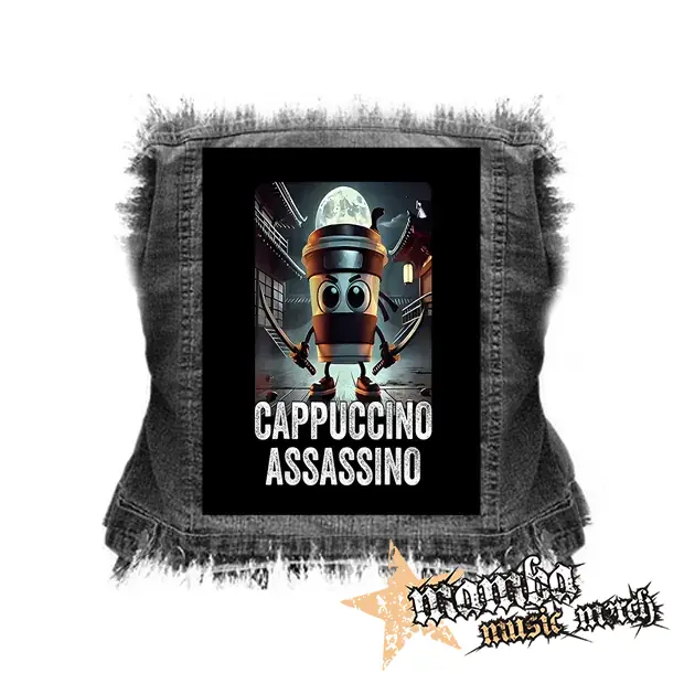 CAPPUCCINO ASSASSINO - Poster Motive 2 - chrbtová nášivka (36 x 27 cm)