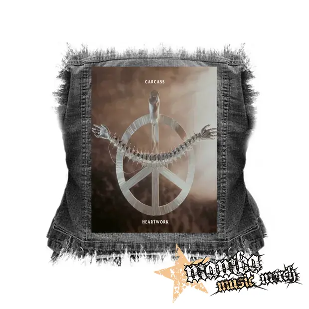 CARCASS - Heartwork - chrbtová nášivka (36 x 27 cm)
