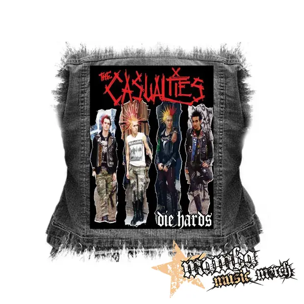 CASUALTIES - Die Hards - chrbtová nášivka (36 x 27 cm)