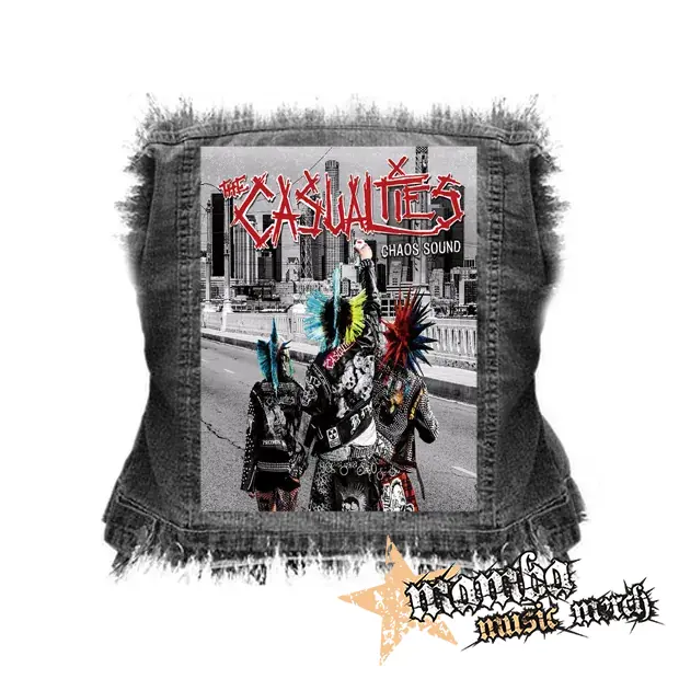 CASUALTIES - Chaos Sound - chrbtová nášivka (36 x 27 cm)