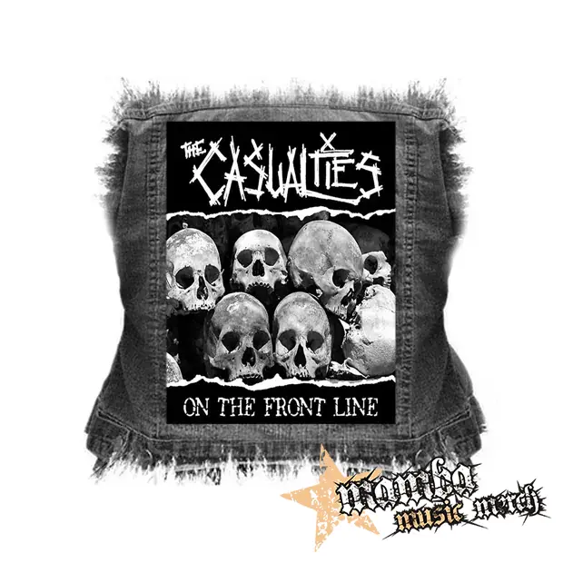 CASUALTIES - On The Front Line - chrbtová nášivka (36 x 27 cm)
