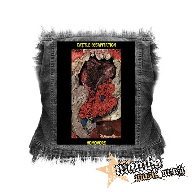 CATTLE DECAPITATION - Homovore (2021 Remastered Version) - chrbtová nášivka (36 x 27 cm)