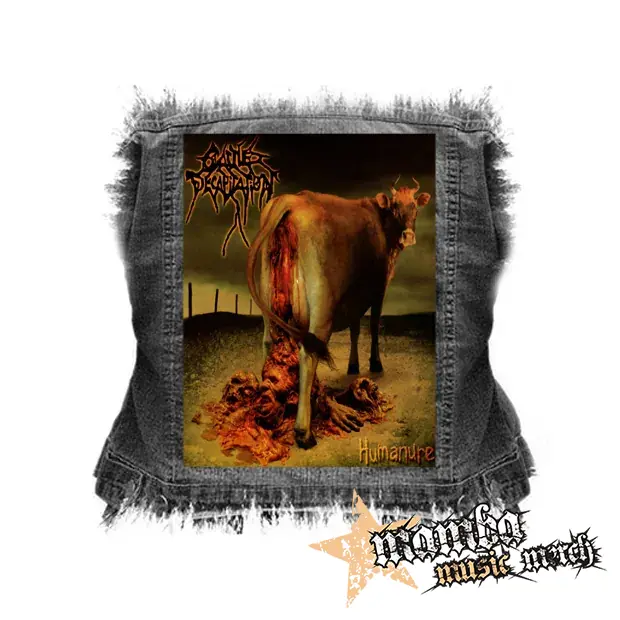 CATTLE DECAPITATION - Humanure - chrbtová nášivka (36 x 27 cm)