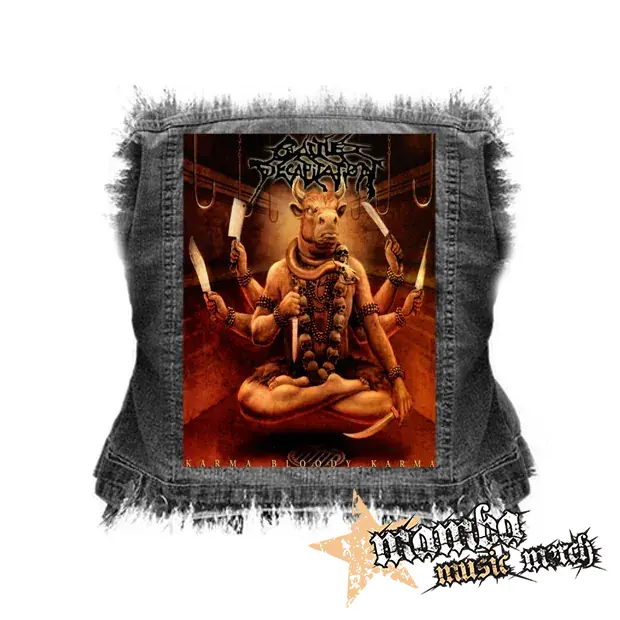 CATTLE DECAPITATION - Karma.Bloody.Karma - chrbtová nášivka (36 x 27 cm)
