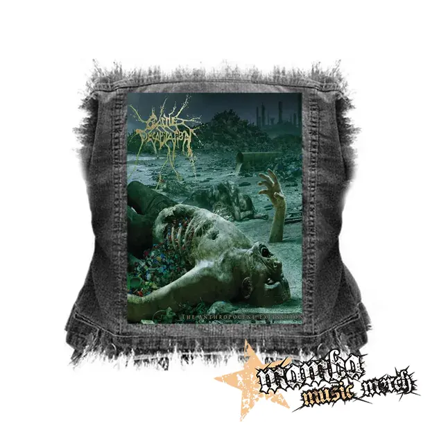 CATTLE DECAPITATION - The Anthropocene Extinction - chrbtová nášivka (36 x 27 cm)