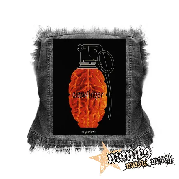 CLAWFINGER - Use Your Brain - chrbtová nášivka (36 x 27 cm)