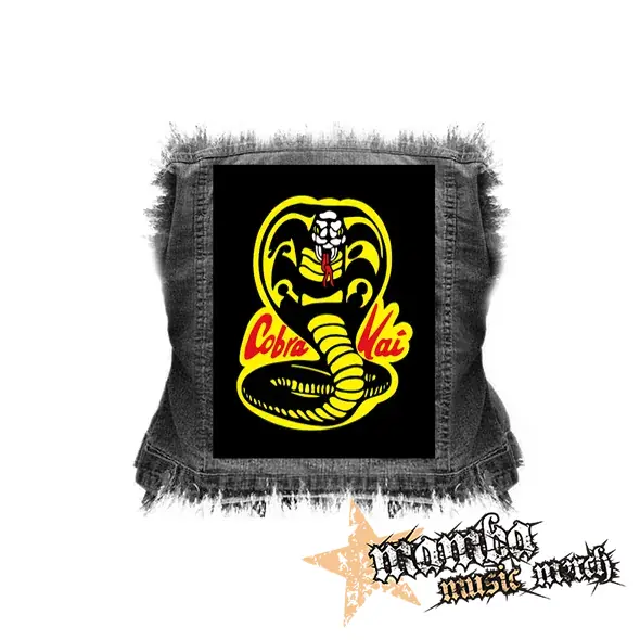 COBRA KAI - Red Logo - chrbtová nášivka (36 x 27 cm)