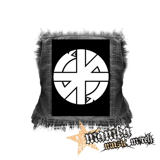 CRASS - Symbol Crest - chrbtová nášivka (36 x 27 cm)