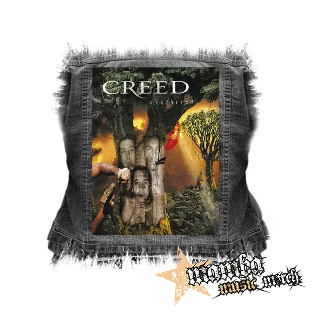 CREED - Weathered - chrbtová nášivka (36 x 27 cm)