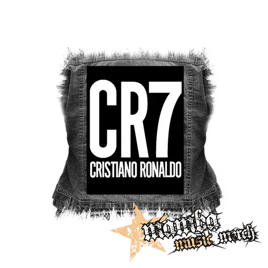 CRISTIANO RONALDO - CR7 Crest - chrbtová nášivka (36 x 27 cm)