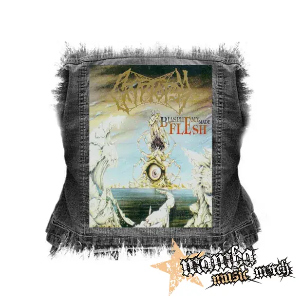 CRYPTOPSY - Blasphemy Made Flesh - chrbtová nášivka (36 x 27 cm)