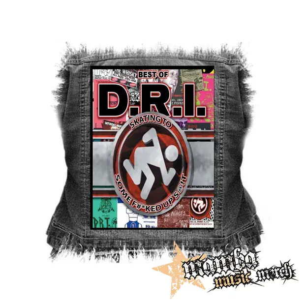 D.R.I. - Skating to Some Fucked up - chrbtová nášivka (36 x 27 cm)