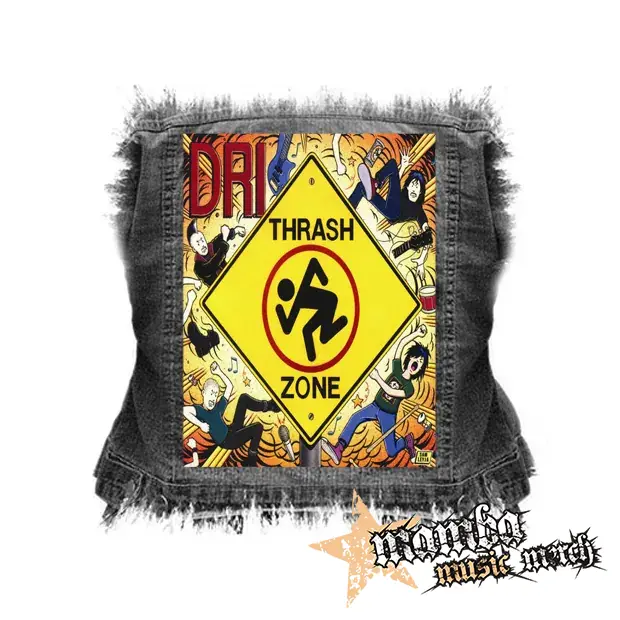 D.R.I. - Thrash Zone - chrbtová nášivka (36 x 27 cm)