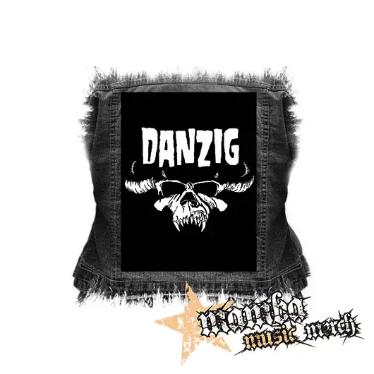 DANZIG - Logo Skull - chrbtová nášivka (36 x 27 cm)
