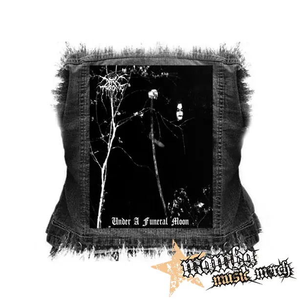 DARKTHRONE - Under A Funeral Moon - chrbtová nášivka (36 x 27 cm)