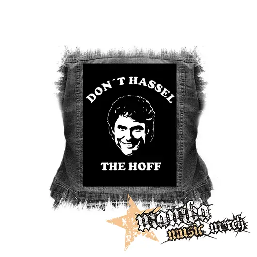DAVID HASSELHOFF - Don't Hassel - chrbtová nášivka (36 x 27 cm)