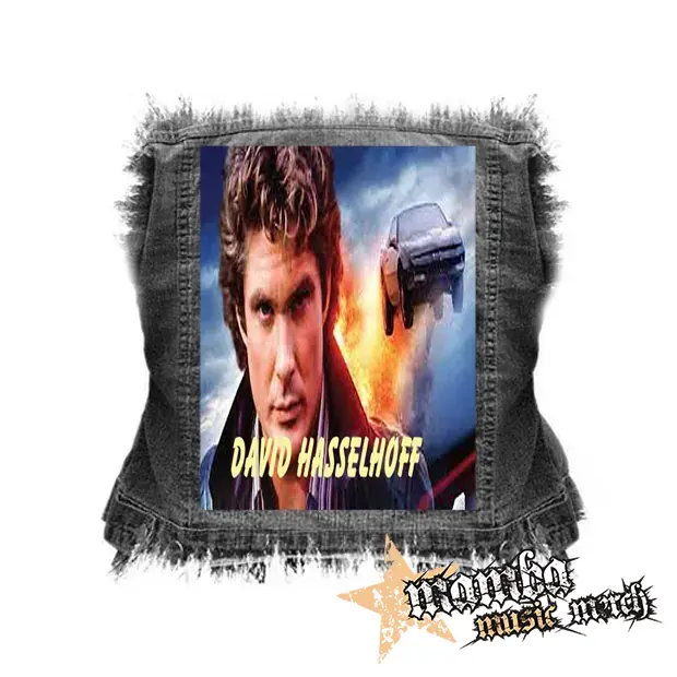 DAVID HASSELHOFF - Night Rocker - chrbtová nášivka (36 x 27 cm)
