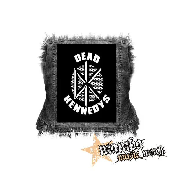 DEAD KENNEDYS - White Logo - chrbtová nášivka (36 x 27 cm)