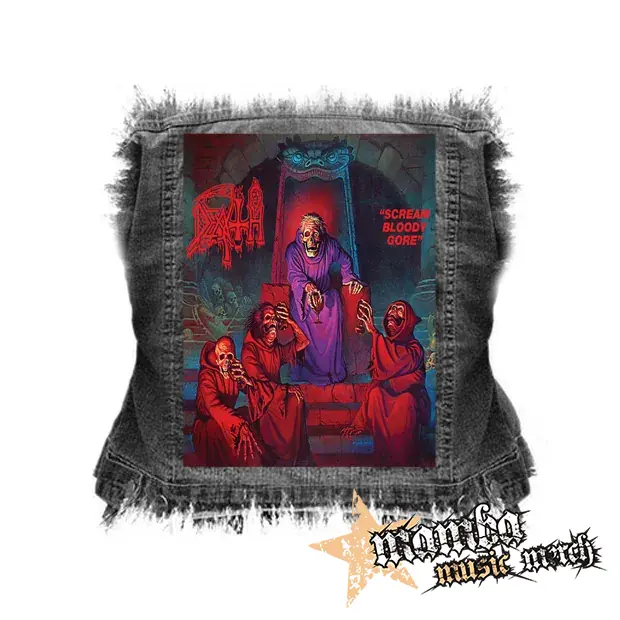 DEATH - Scream Bloody Gore - chrbtová nášivka (36 x 27 cm)