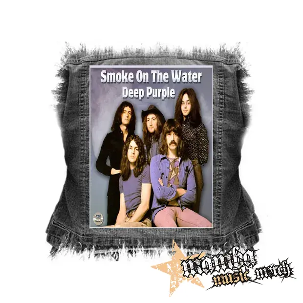 DEEP PURPLE - Smoke On The Water - chrbtová nášivka (36 x 27 cm)
