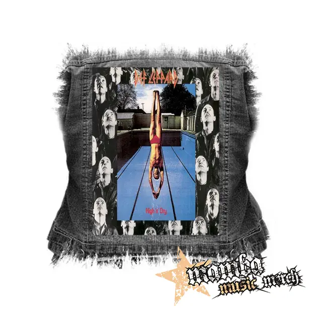 DEF LEPPARD - High 'N' Dry - chrbtová nášivka (36 x 27 cm)