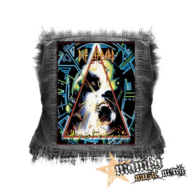 DEF LEPPARD - Hysteria - chrbtová nášivka (36 x 27 cm)
